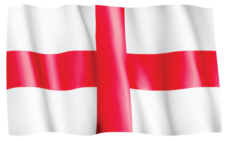 England Cross Waving Flag