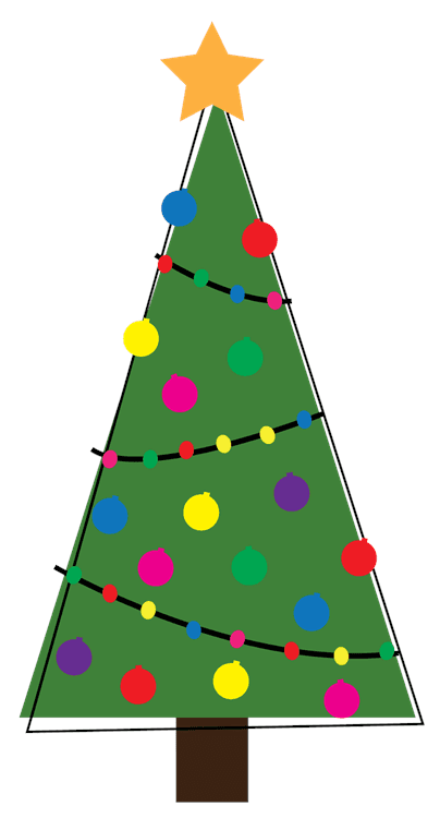 Cartoon Christmas Tree