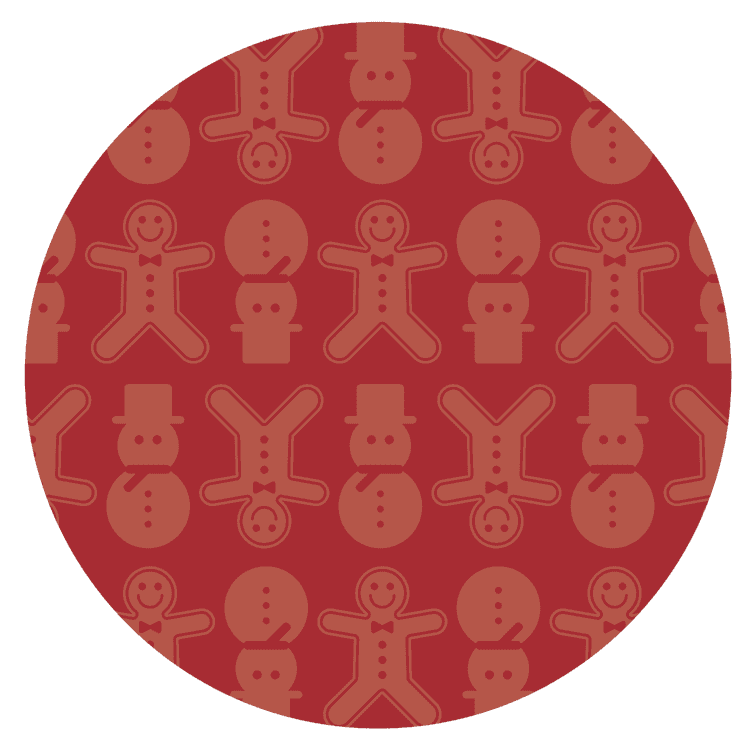 Snowman Gingerbread Christmas Patterns