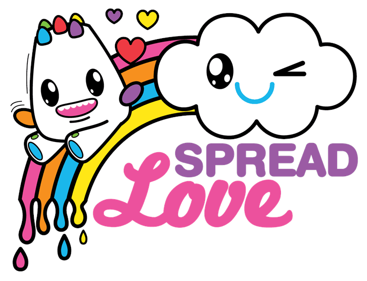 Friendlees Spread Love Rainbow