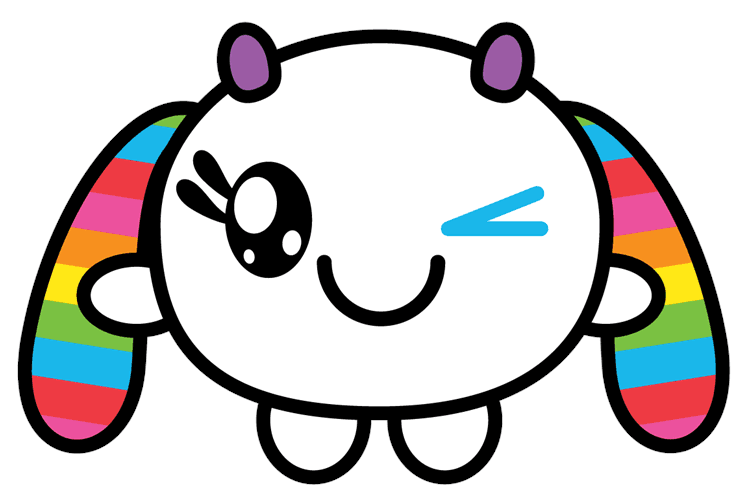 Friendlees Wink Rainbow Ears