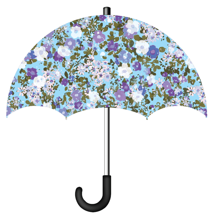 Sweet Caroline Floral Umbrella