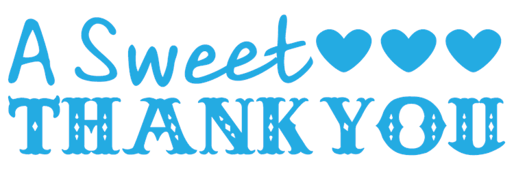 A Sweet Thank You