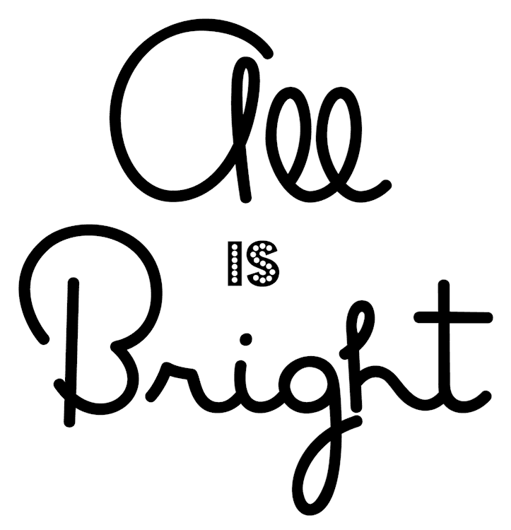 All is Bright Christmas Wording