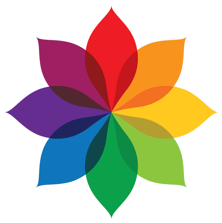 Rainbow Pride Flower