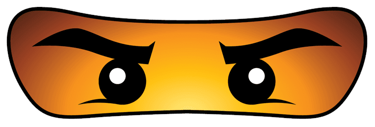 Ninja Brick Man Face