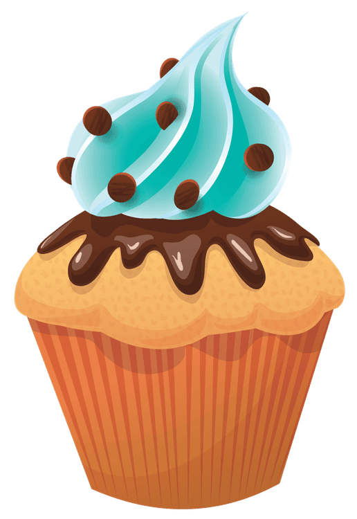 Chocolate Mint Vanilla Cupcake