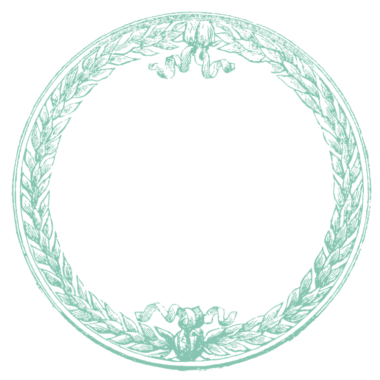 Stamped Wreath Frame