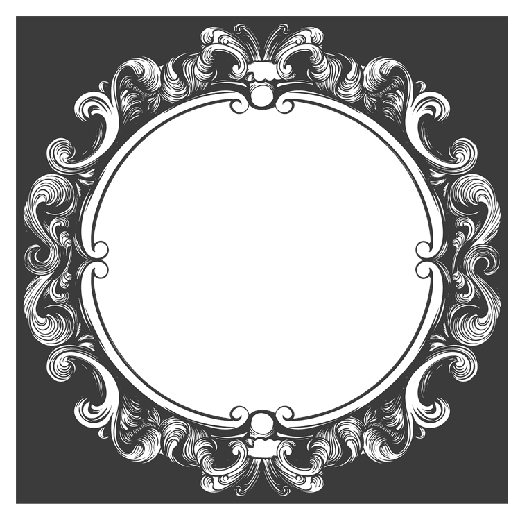 Rococo Decorative Photo Frame