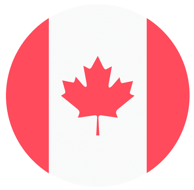 Canada Flag Circle