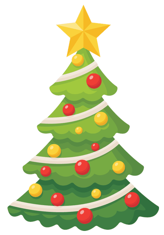 Cartoon Christmas Tree