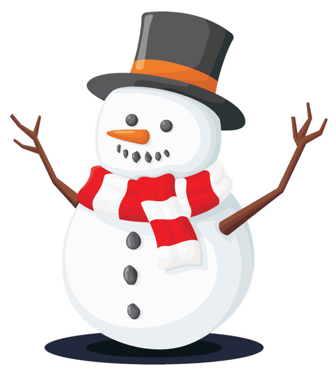Top Hat Christmas Snowman