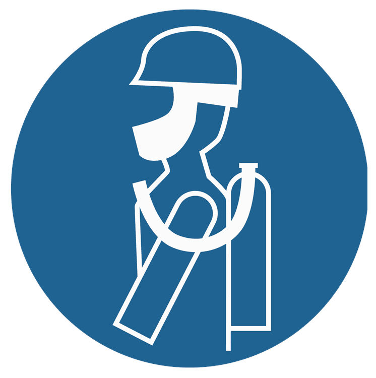 Use Self Contained Breathing Apparatus