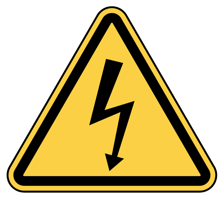 High Voltage Warning