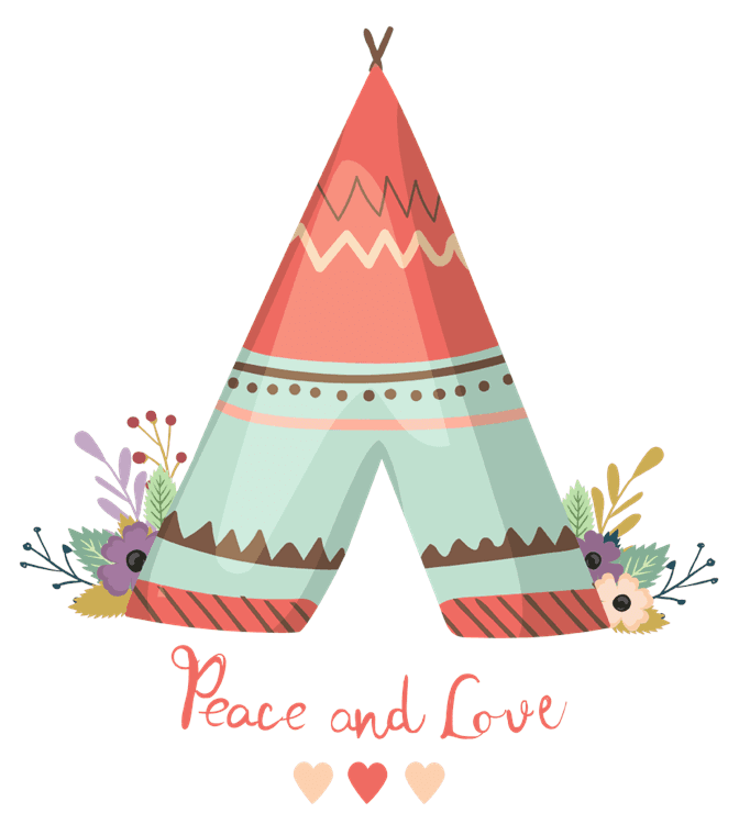Peace and Love Teepee