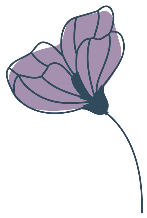 Tall Purple Drop Flower