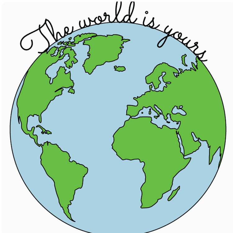 Travel colorful quote