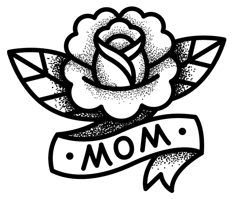 Flower Mom Tattoo