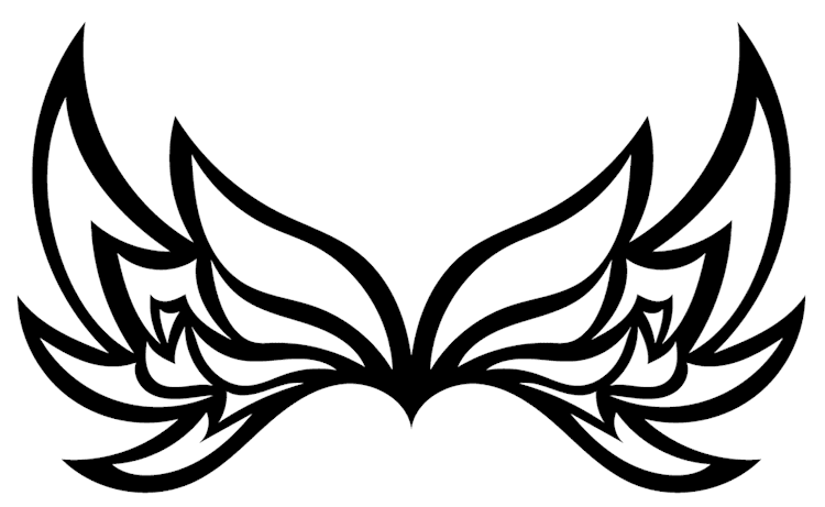 Stylized Angel Wings 4