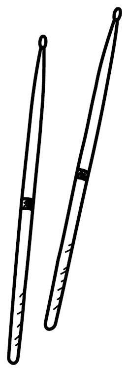 Hand Drawn Drumsticks