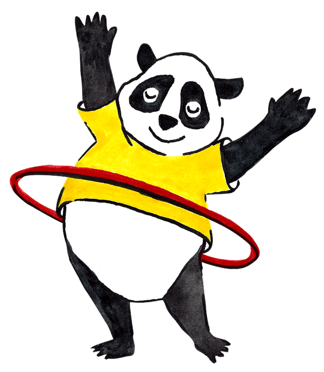 Panda Bear Hula