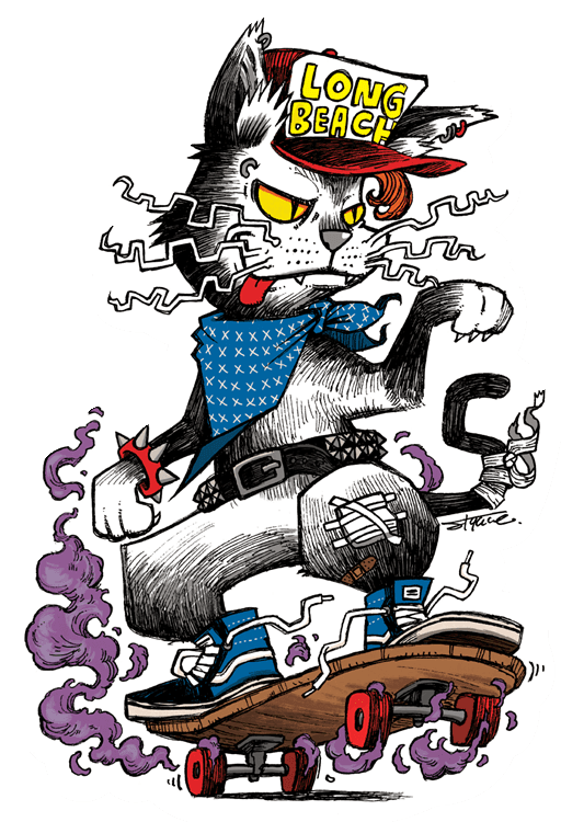 Skater Cat