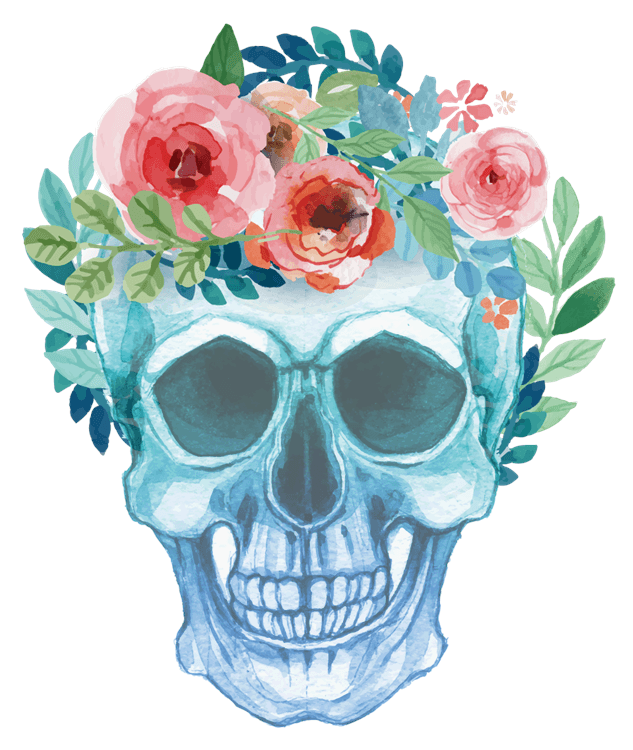 Flower Skull
