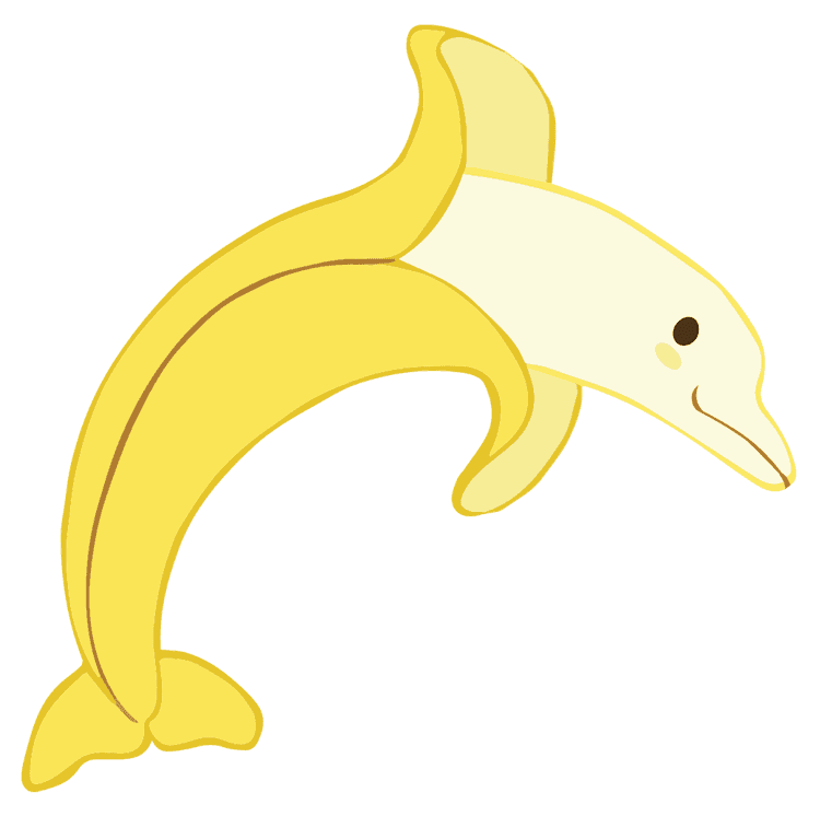 Funny Banana Dolphin