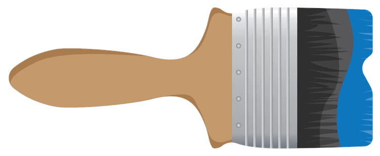 Paint brush Blue