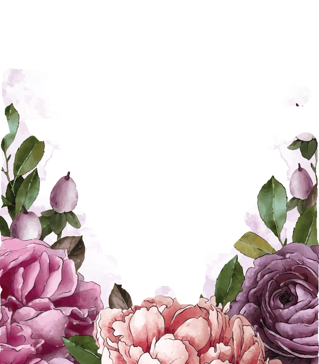 Yard Sign Floral Background