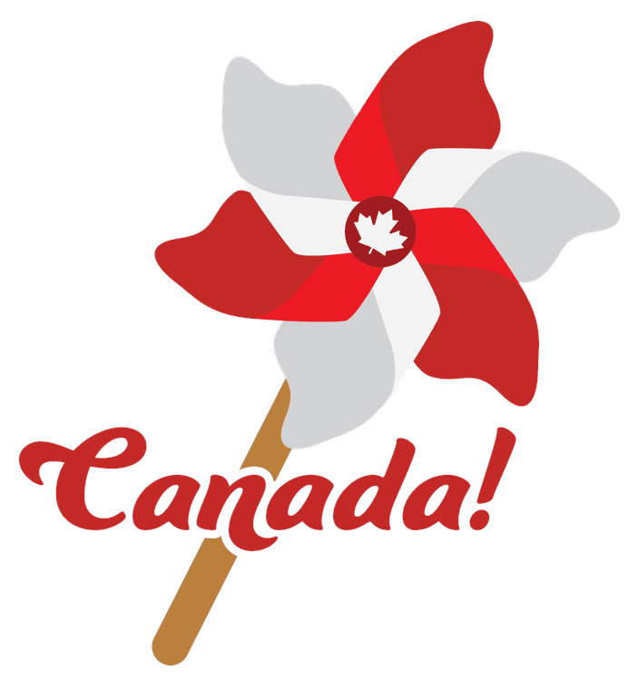 Canada Script Pinwheel