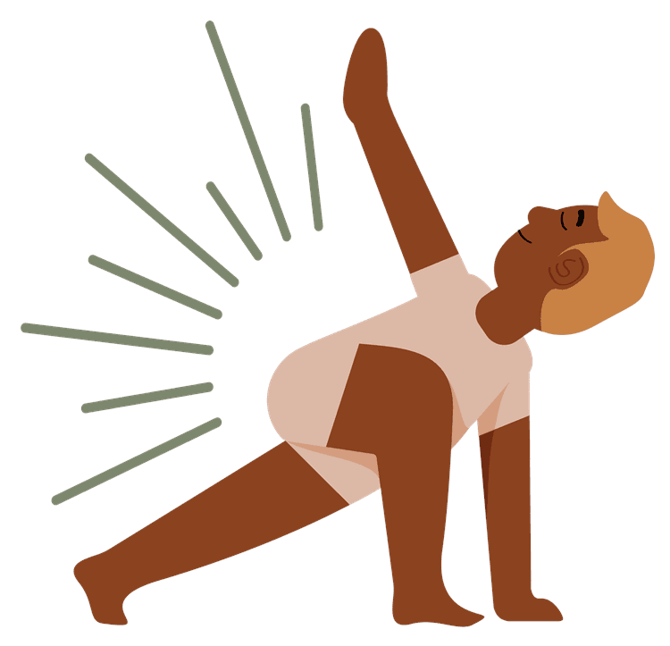 Man Side Stretch Pose