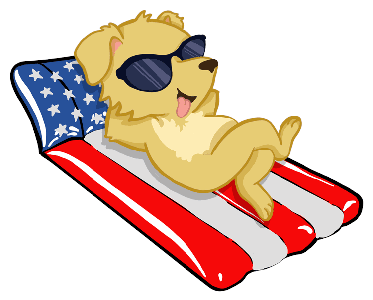 Dog USA Lounge Floaty