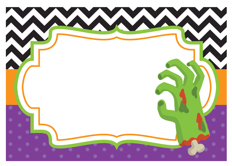 Halloween Name Tag B