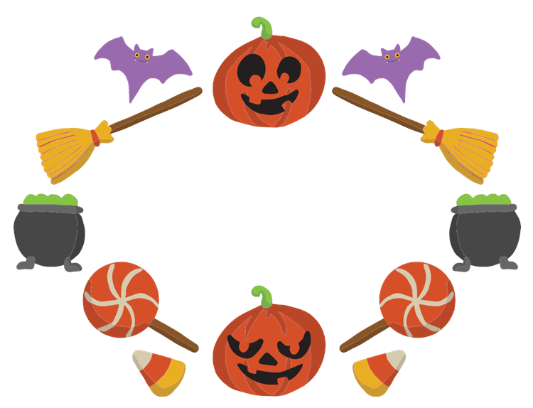 Halloween Pumpkin Frame