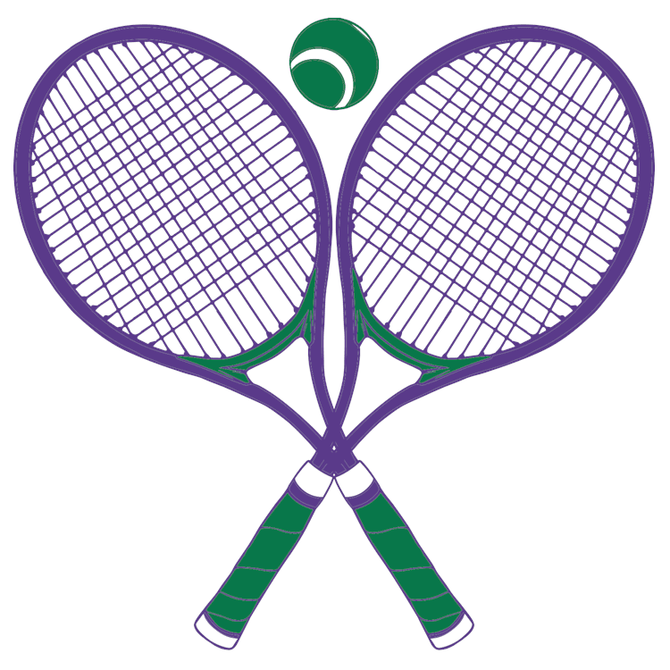 Tennis Crossed Racquets