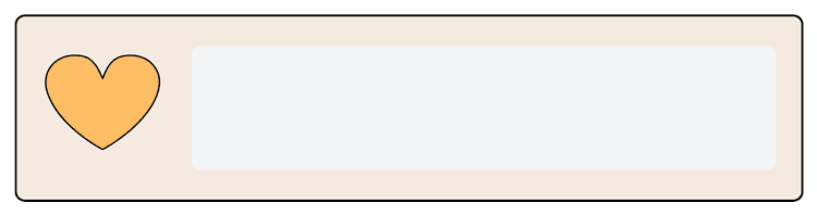 Heart Label Beige