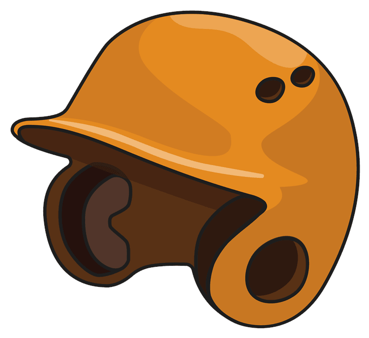 Yellow Baseball Helmet