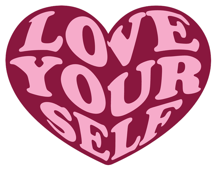 Love Yourself Heart Rose