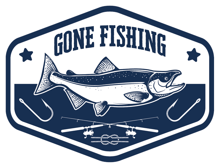 Gone Fishing Badge