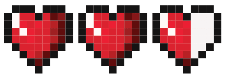 Pixel Hearts