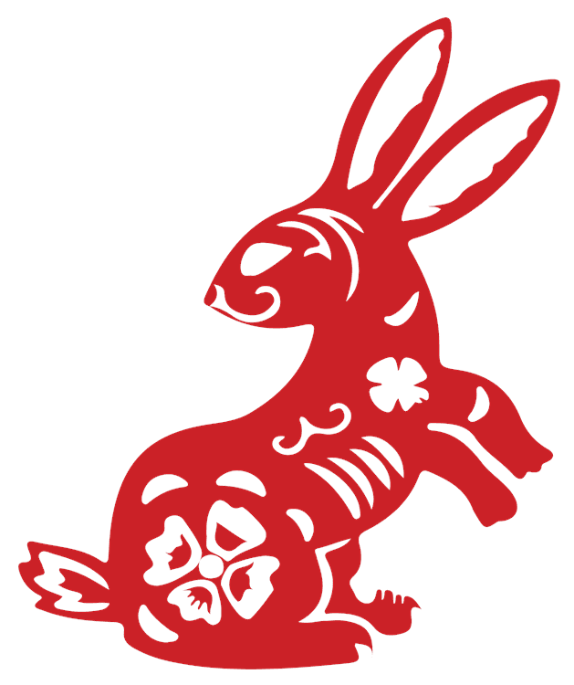 Cutout Rabbit Standing