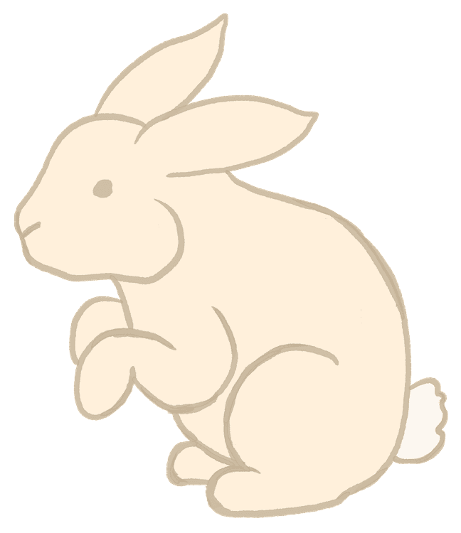 Rabbit Doodle Standing