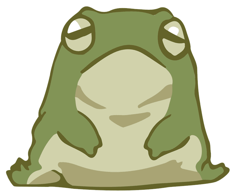 Sitting Frog