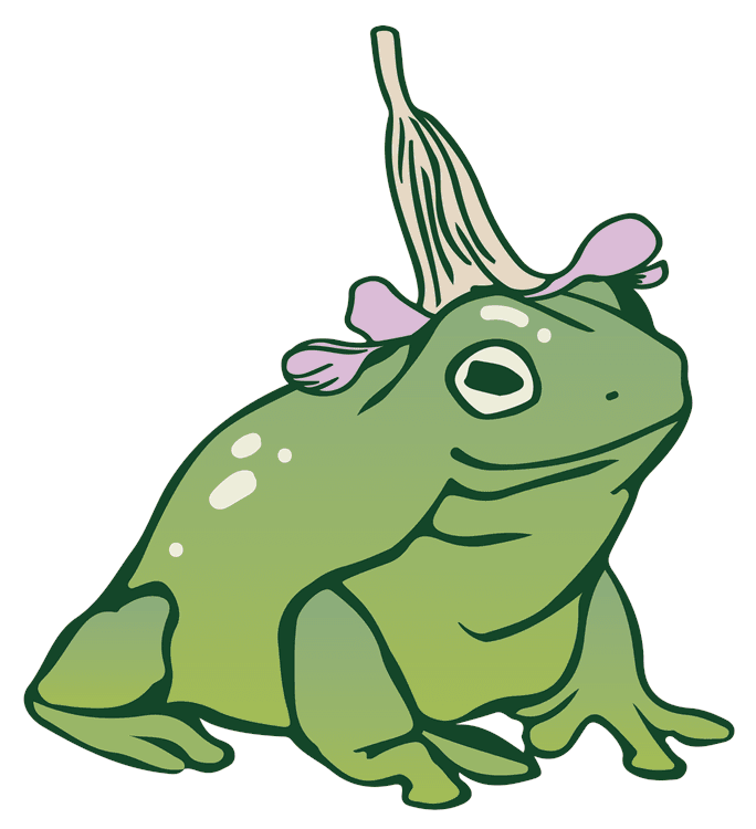 Frog and Tulip Hat