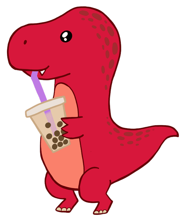 Red Bubble Tea Rex