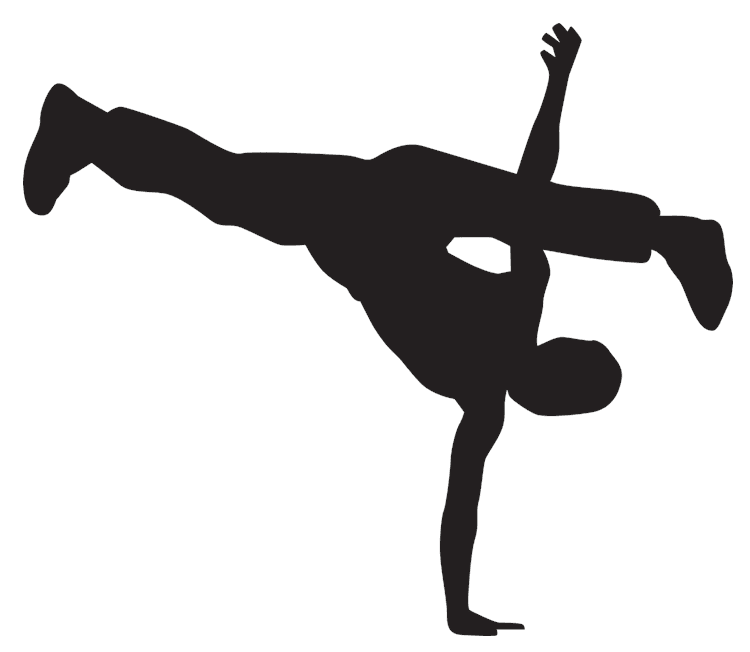 Break Dancer Silhouette 3