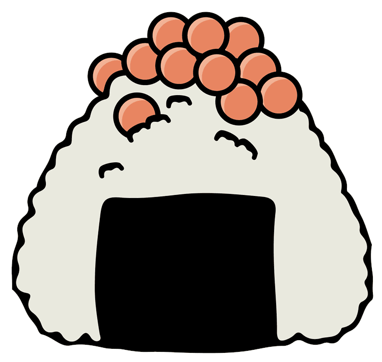 Salmon Roe Onigiri That Girl