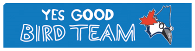 Yes Good Bird Team Sticker