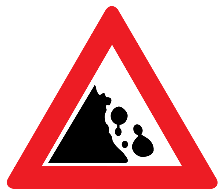 falling rocks